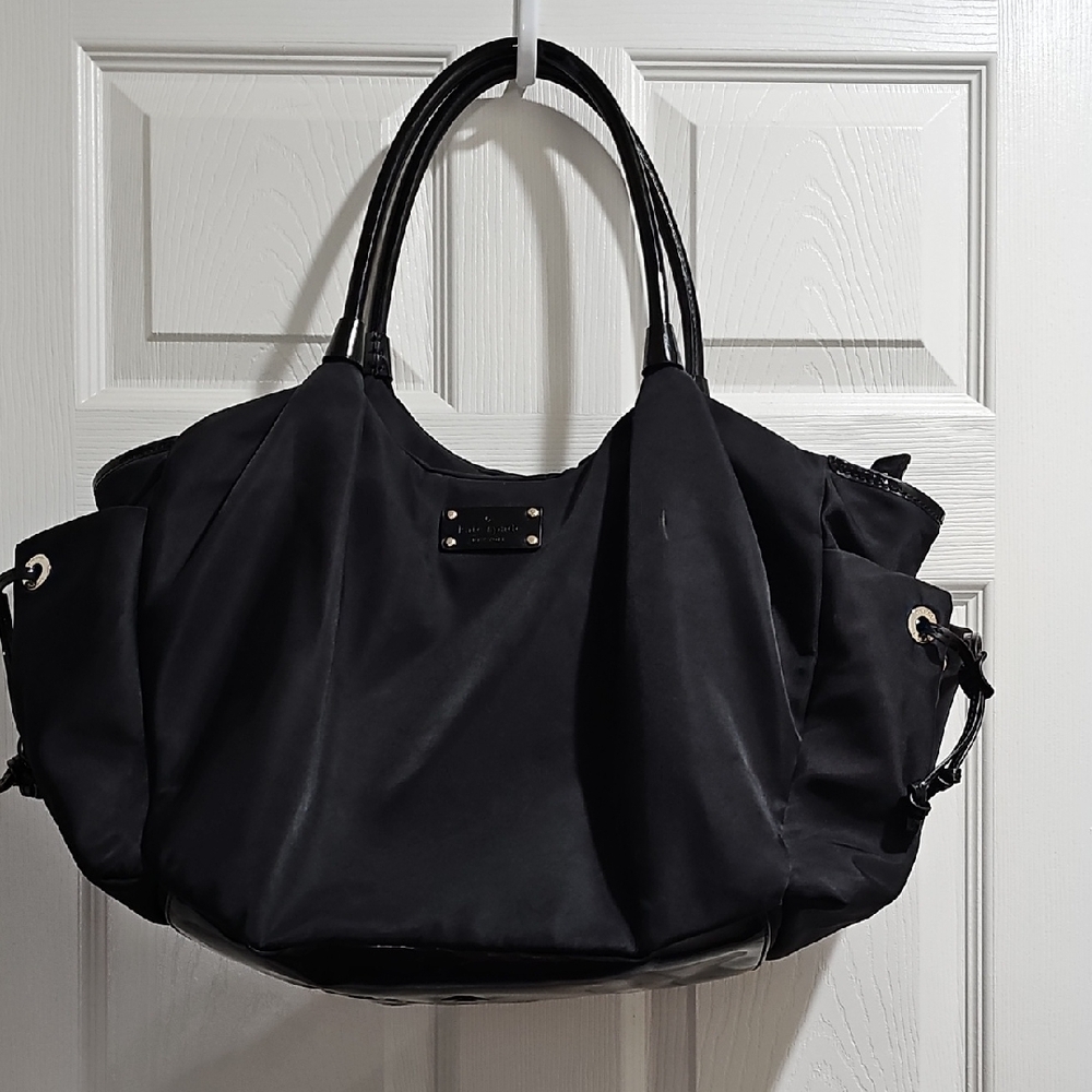 Kate Spade Black Baby Bag with Classic Design